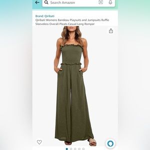 Green jumpsuit size small